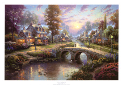 Sunset on Lamplight Lane Limited Edition Sunset on Lamplight Lane Limited Edition