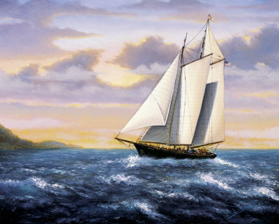 West Wind Sails Print West Wind Sails Print