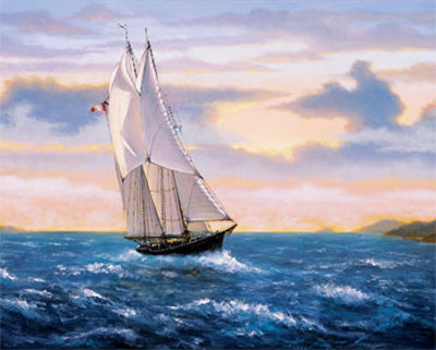 East Wind Sails Print East Wind Sails Print