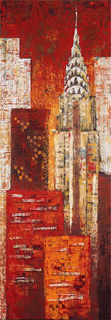 Crimson Skyline Print Crimson Skyline Print