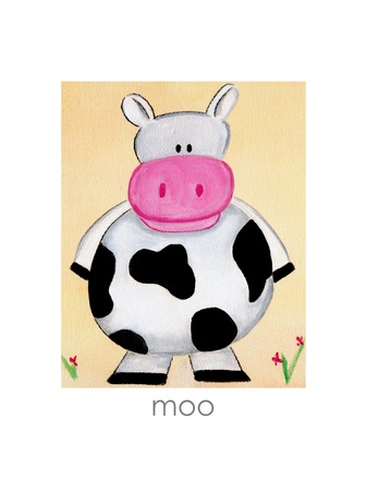 Moo Giclee Print Moo Giclee Print