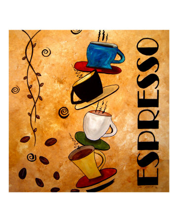 Espresso To Go Giclee Print Espresso To Go Giclee Print