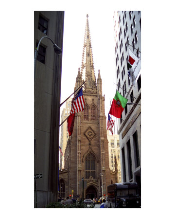 Trinity Church, Manhattan Photographic Print Trinity Church, Manhattan Photographic Print