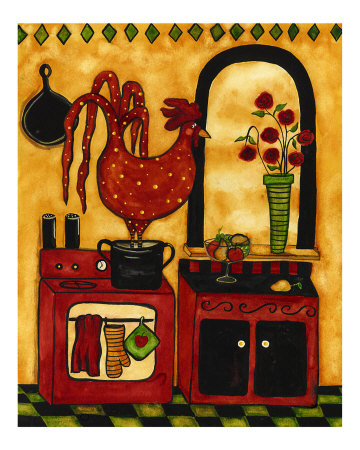 Red's In Hot Water Giclee Print Red's In Hot Water Giclee Print
