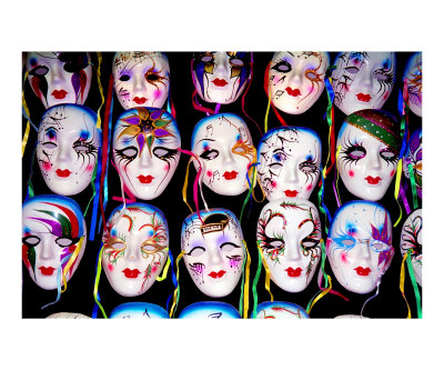 Mardi Gras Masks Photographic Print Mardi Gras Masks Photographic Print