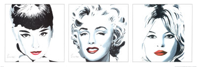 Three Bombshells Print Three Bombshells Print