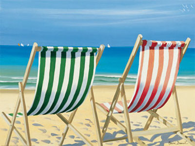 Beach Chairs Print Beach Chairs Print