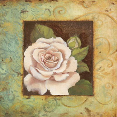 Antique Rose III Print Antique Rose III Print