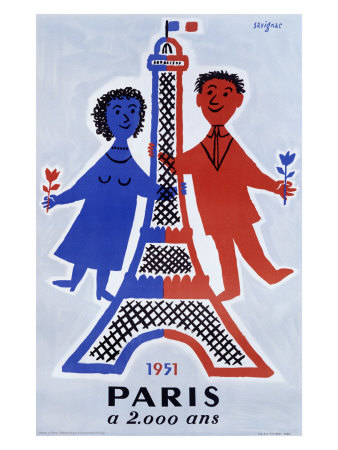1951, Paris a 2.000 Ans Giclee Print 1951, Paris a 2.000 Ans Giclee Print