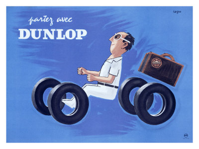 Dunlop Tires Giclee Print Dunlop Tires Giclee Print