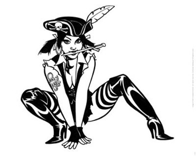 Punky Pirate Print Punky Pirate Print