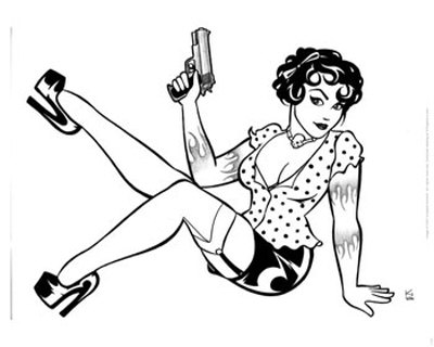 Hitgirl Print Hitgirl Print