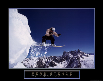 Persistence: Snowboarder Print Persistence: Snowboarder Print