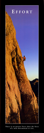 Effort: Climber Print Effort: Climber Print