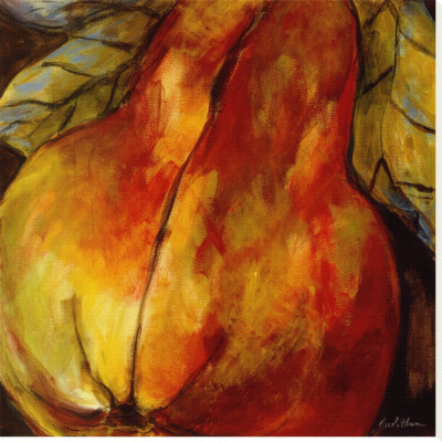 Juicy Pear Stretched Canvas Print Juicy Pear Stretched Canvas Print