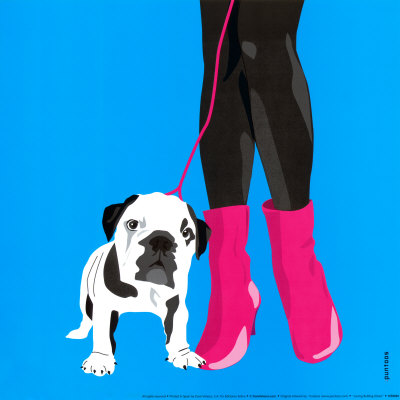 Loving Bulldog Print Loving Bulldog Print