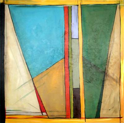Canyons II Hand Painted Art Canyons II Hand Painted Art
