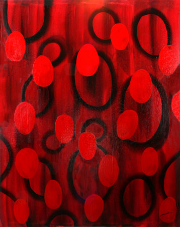Red Wonder Hand Painted Art Red Wonder Hand Painted Art
