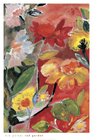 Red Garden Print Red Garden Print