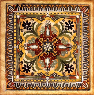 Italian Tile II Print Italian Tile II Print