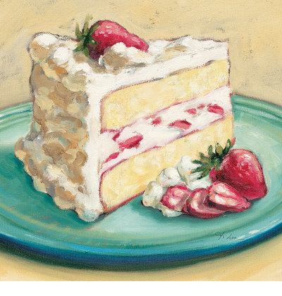 Strawberry Cake Print Strawberry Cake Print