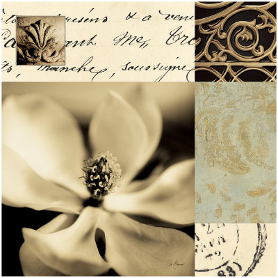 Magnolia Montage Print Magnolia Montage Print