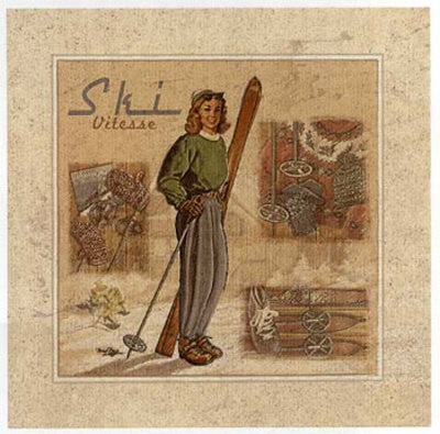 Ski Vitesse Print Ski Vitesse Print