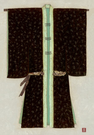 Brown Kimono Print Brown Kimono Print
