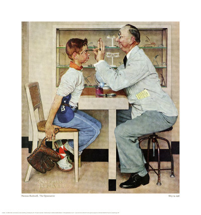 Optometrist Giclee Print Optometrist Giclee Print