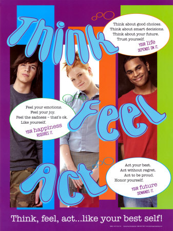 Think,Feel, Act Poster Think,Feel, Act Poster