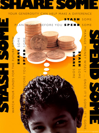 Stash, Share,Spend Poster Stash, Share,Spend Poster