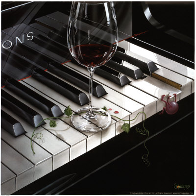 The Key to Wine Print The Key to Wine Print
