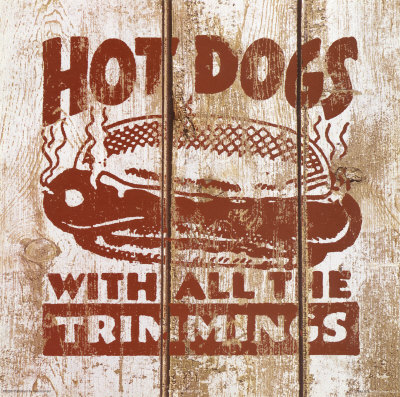 Hot Dog Print Hot Dog Print