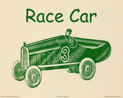 Race Car Print Race Car Print