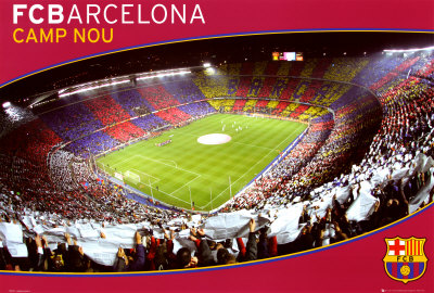 FCB- Barcelona Camp Nou Poster FCB- Barcelona Camp Nou Poster