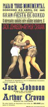 Jack Johnson vs. Arthur Cravan - Prize Fighters Print Jack Johnson vs. Arthur Cravan - Prize Fighters Print