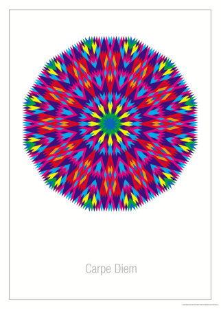 Mandala- Carpe Diem Poster Mandala- Carpe Diem Poster