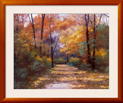 Autumn Road Framed Print Autumn Road Framed Print
