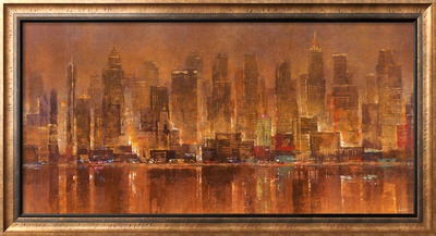 City Lights Framed Print City Lights Framed Print