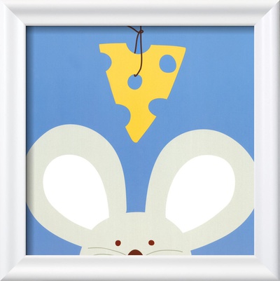 Peek-a-Boo V, Mouse Framed Print Peek-a-Boo V, Mouse Framed Print