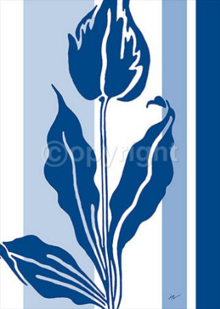 Blue and White I Print Blue and White I Print