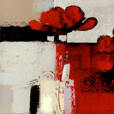 Flor Roja IV Print Flor Roja IV Print