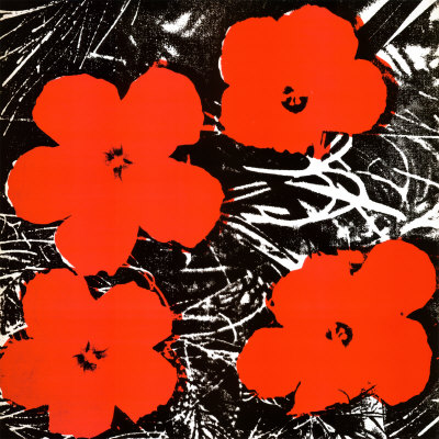 Flowers (Red), 1964 Print Flowers (Red), 1964 Print