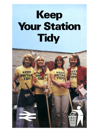 Keep Your Station Tidy, BR, 1979 Giclee Print Keep Your Station Tidy, BR, 1979 Giclee Print
