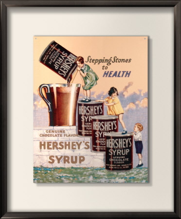 Hershey's Syrup Framed Sign Hershey's Syrup Framed Sign