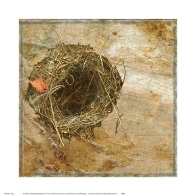 Nest Red Leaf Print Nest Red Leaf Print
