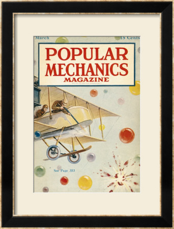 Popular Mechanics, March 1918 Framed Print Popular Mechanics, March 1918 Framed Print