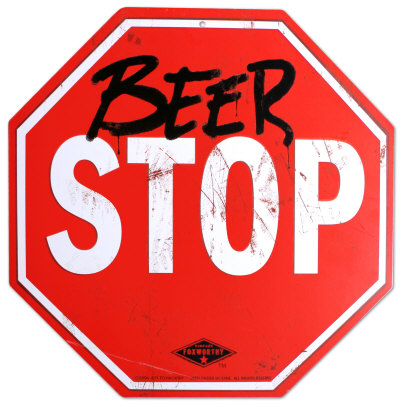 Beer Stop Wood Sign Beer Stop Wood Sign