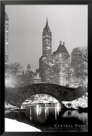 Central Park (1961) Framed Poster Central Park (1961) Framed Poster