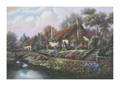 Village of Selworthy Print Village of Selworthy Print